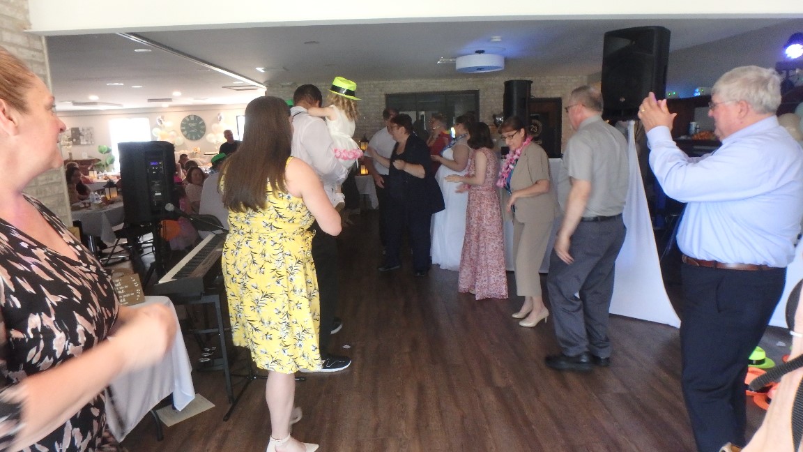  Hang on Sloop Line Dance Hunsinger  Wedding at Meadowbrook Center,near Schuylkill Haven,Pa